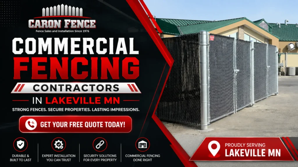 Commercial Fencing Contractors in Lakeville MN | Caron Fence