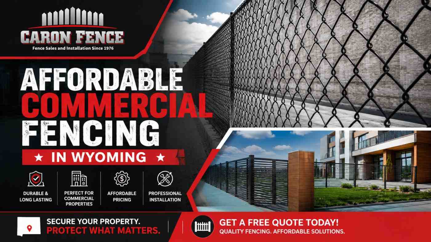 Affordable Commercial Fencing in Wyoming