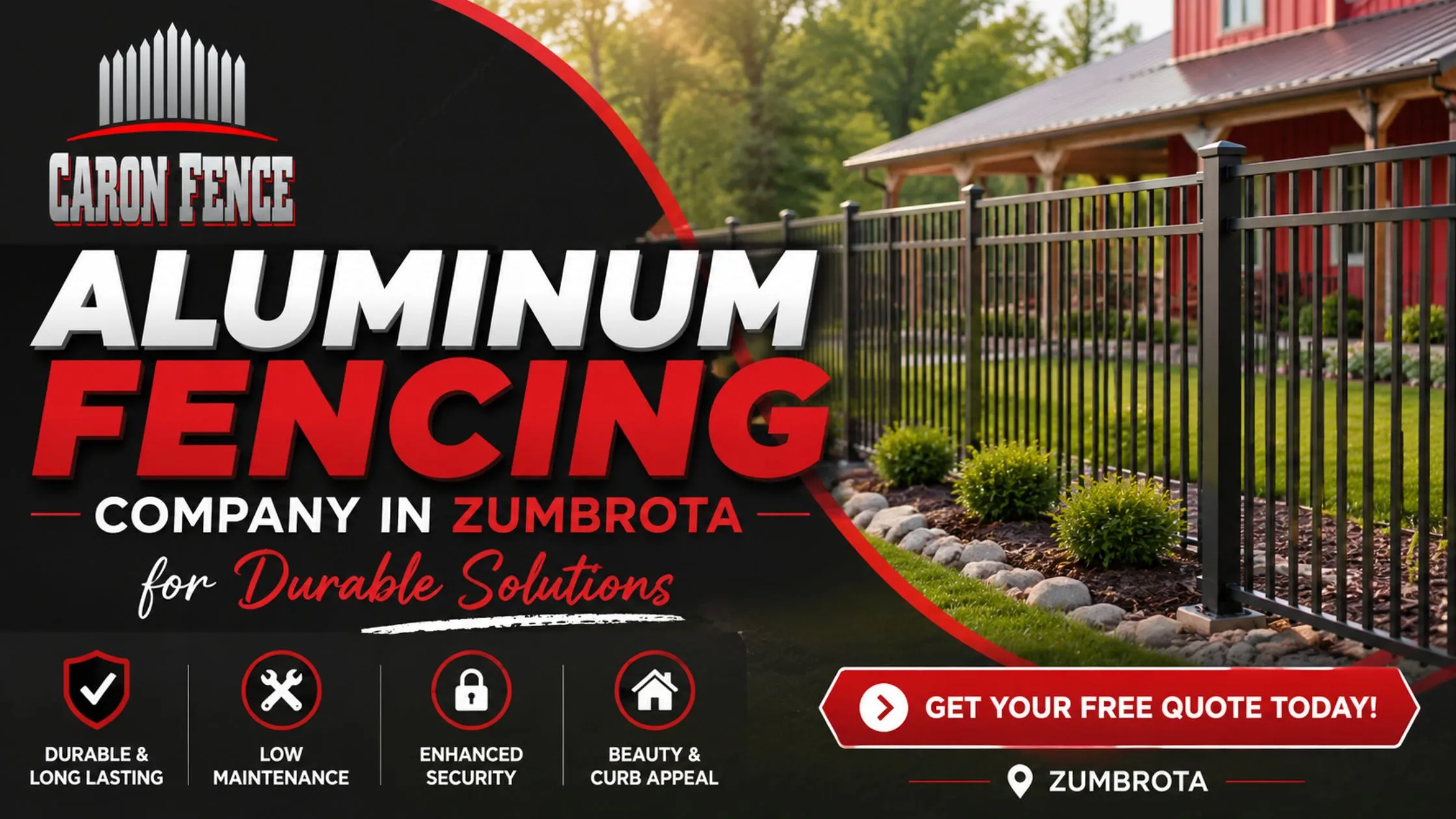 Aluminum Fencing Company in Zumbrota for Durable Solutions