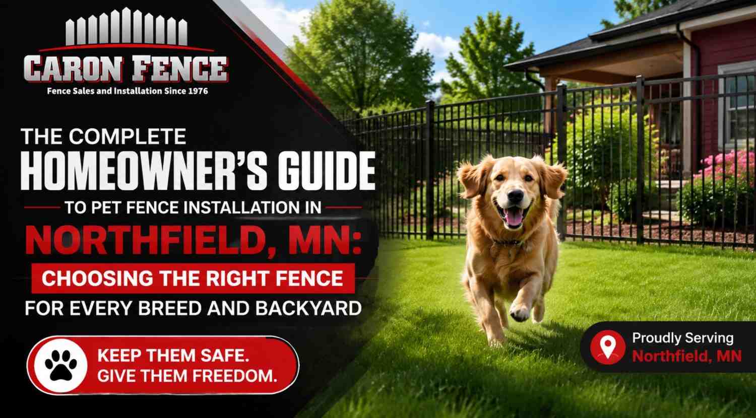 The Complete Homeowner's Guide to Pet Fence Installation in Northfield, MN: Choosing the Right Fence for Every Breed and Backyard