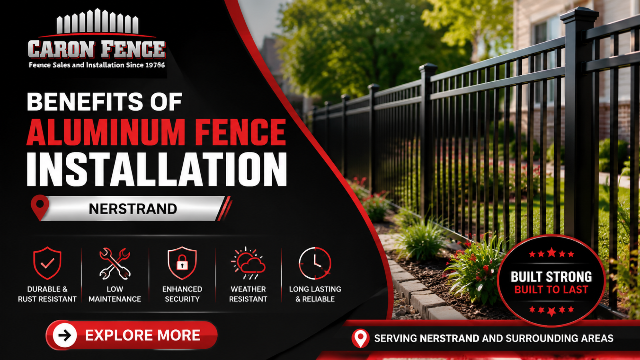 Benefits of Aluminum Fence Installation Nerstrand - Explore More